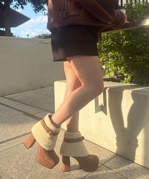 ESPERANZA / エスペランサ ブーツ（ショート丈） | 【ラク盛り／ショートブーツ】リピーター続出／脚長美脚 チェンジアップ3WAYボアショートブーツ | 詳細2