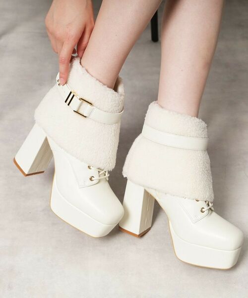 ESPERANZA / エスペランサ ブーツ（ショート丈） | 【ラク盛り／ショートブーツ】リピーター続出／脚長美脚 チェンジアップ3WAYボアショートブーツ | 詳細5