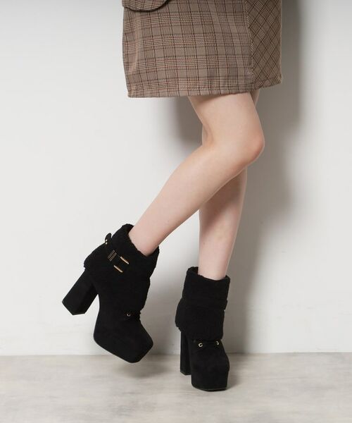 ESPERANZA / エスペランサ ブーツ（ショート丈） | 【ラク盛り／ショートブーツ】リピーター続出／脚長美脚 チェンジアップ3WAYボアショートブーツ | 詳細8