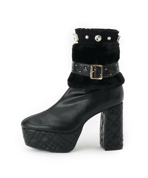 ESPERANZA / エスペランサ ブーツ（ショート丈） | 【ラク盛り／ショートブーツ】リピーター続出／脚長美脚 1足で８パターン楽しめる！マルチWAYショートブーツ | 詳細11