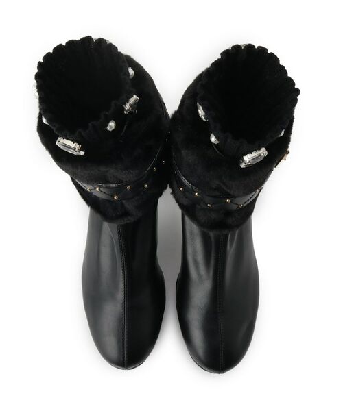 ESPERANZA / エスペランサ ブーツ（ショート丈） | 【ラク盛り／ショートブーツ】リピーター続出／脚長美脚 1足で８パターン楽しめる！マルチWAYショートブーツ | 詳細13