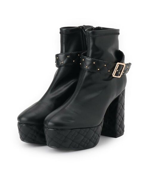 ESPERANZA / エスペランサ ブーツ（ショート丈） | 【ラク盛り／ショートブーツ】リピーター続出／脚長美脚 1足で８パターン楽しめる！マルチWAYショートブーツ | 詳細24