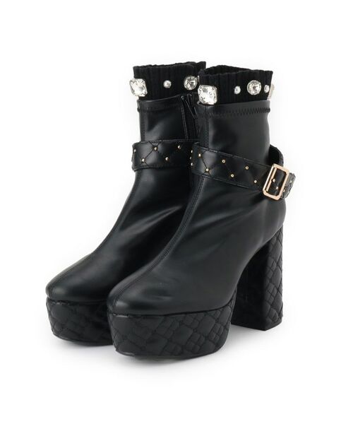 ESPERANZA / エスペランサ ブーツ（ショート丈） | 【ラク盛り／ショートブーツ】リピーター続出／脚長美脚 1足で８パターン楽しめる！マルチWAYショートブーツ | 詳細25