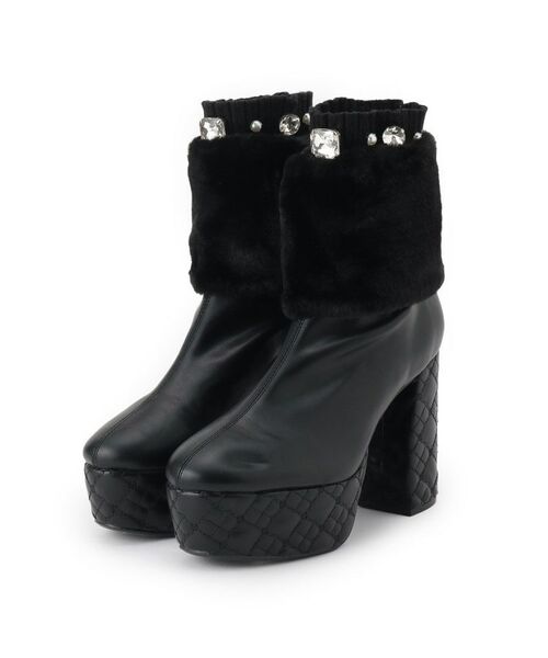 ESPERANZA / エスペランサ ブーツ（ショート丈） | 【ラク盛り／ショートブーツ】リピーター続出／脚長美脚 1足で８パターン楽しめる！マルチWAYショートブーツ | 詳細26