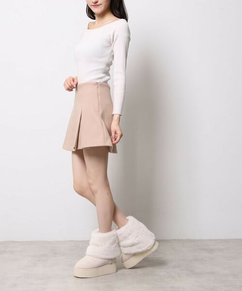 ESPERANZA / エスペランサ ブーツ(ショート丈) | 【EC先行販売】フェイクファー付き2WAYムートン調ブーツ | 詳細13