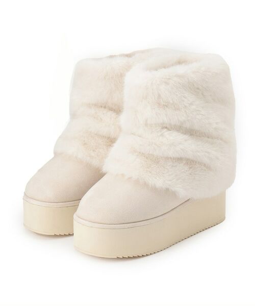 ESPERANZA / エスペランサ ブーツ(ショート丈) | 【EC先行販売】フェイクファー付き2WAYムートン調ブーツ | 詳細29