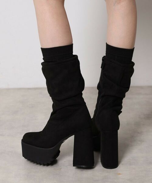 ESPERANZA / エスペランサ ブーツ（ショート丈） | 【EC&SHIBUYA109店限定モデル】厚底フリンジ3WAYショートブーツ | 詳細2