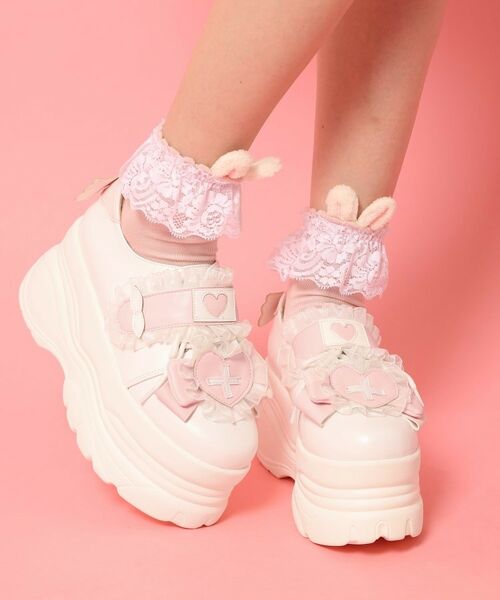 ESPERANZA / エスペランサ スニーカー | 夢見るシリーズ厚底天使スニーカー(ピンク(072))