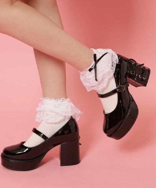 ESPERANZA / エスペランサ パンプス | 厚底ヒールレースアップパンプス | 詳細14