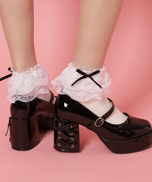 ESPERANZA / エスペランサ パンプス | 厚底ヒールレースアップパンプス | 詳細15