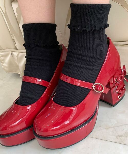 ESPERANZA / エスペランサ パンプス | 厚底ヒールレースアップパンプス | 詳細6