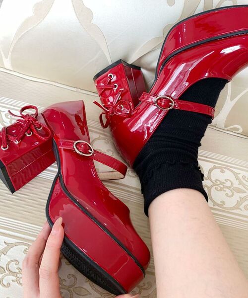 ESPERANZA / エスペランサ パンプス | 厚底ヒールレースアップパンプス | 詳細7