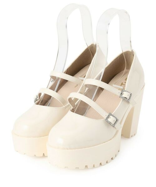 ESPERANZA / エスペランサ パンプス | 厚底キラキラダブルストラップパンプス | 詳細22