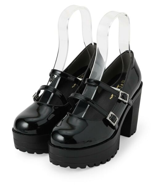 ESPERANZA / エスペランサ パンプス | 厚底キラキラダブルストラップパンプス | 詳細23