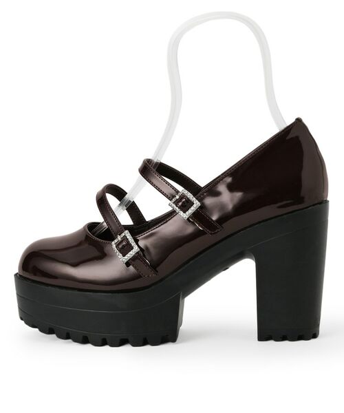 ESPERANZA / エスペランサ パンプス | 厚底キラキラダブルストラップパンプス | 詳細27