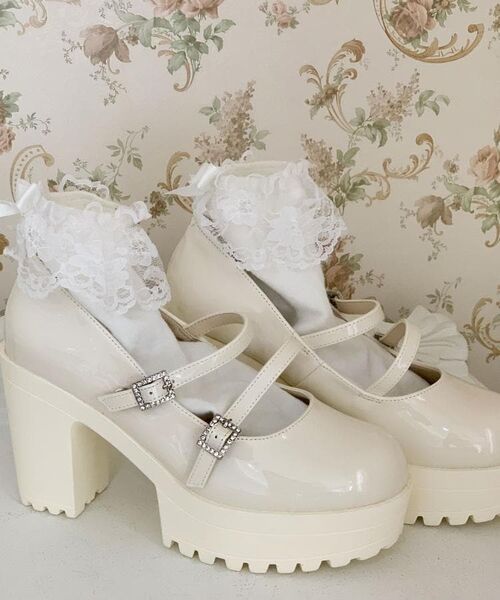 ESPERANZA / エスペランサ パンプス | 厚底キラキラダブルストラップパンプス | 詳細3