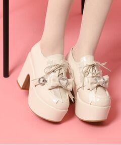 ESPERANZA / エスペランサ パンプス | 夢見るシリーズ厚底ハート付きパンプス