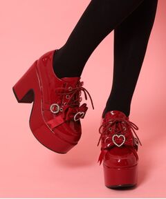 ESPERANZA / エスペランサ パンプス | 夢見るシリーズ厚底ハート付きパンプス