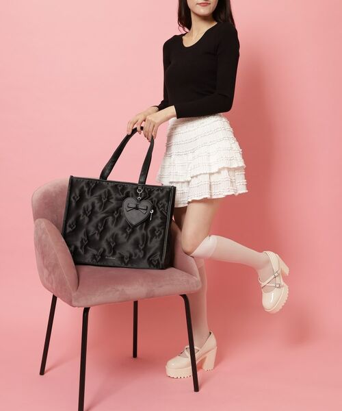 ESPERANZA / エスペランサ トートバッグ | ハートモチーフトートバッグ | 詳細6