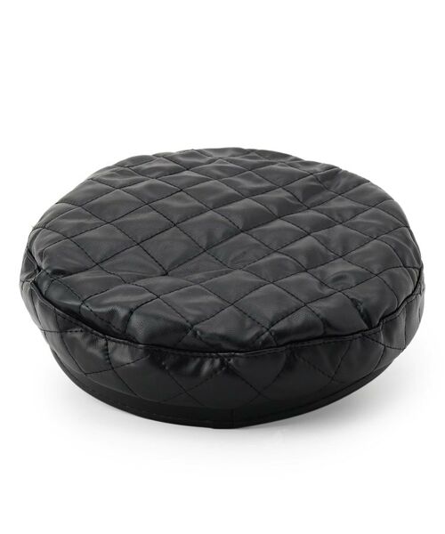 ESPERANZA / エスペランサ ハンチング・キャスケット・ベレー帽 | レザー調キルトマリンキャスケット | 詳細2