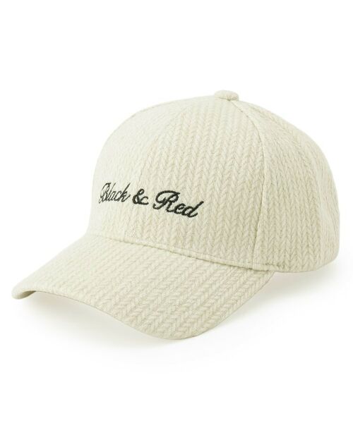 ESPERANZA / エスペランサ キャップ | ニット柄ロゴキャップ | 詳細1