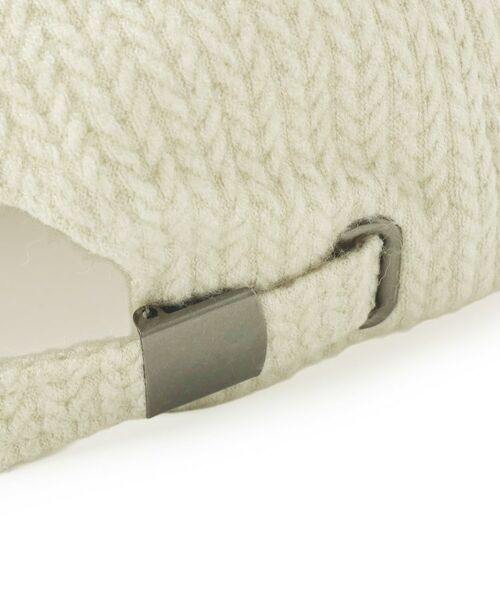 ESPERANZA / エスペランサ キャップ | ニット柄ロゴキャップ | 詳細6