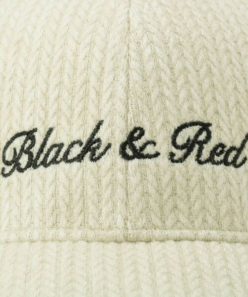 ESPERANZA / エスペランサ キャップ | ニット柄ロゴキャップ | 詳細7