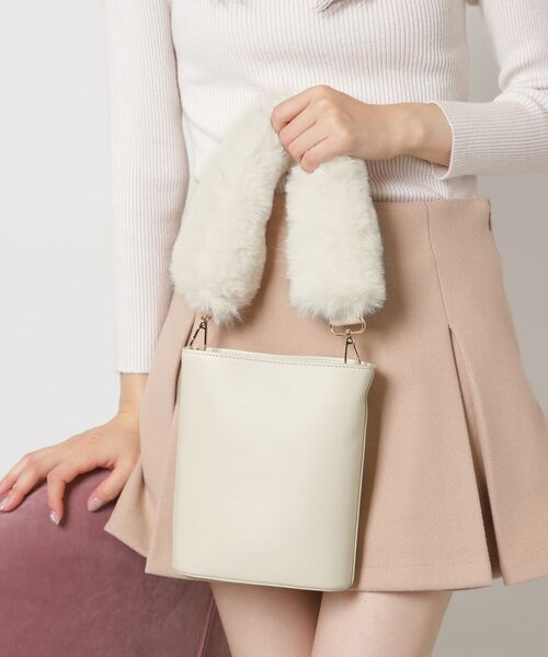 ESPERANZA / エスペランサ ショルダーバッグ | フェイクファーハンドル3WAYミニショルダーバッグ | 詳細1