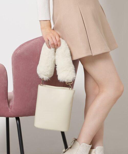 ESPERANZA / エスペランサ ショルダーバッグ | フェイクファーハンドル3WAYミニショルダーバッグ | 詳細2