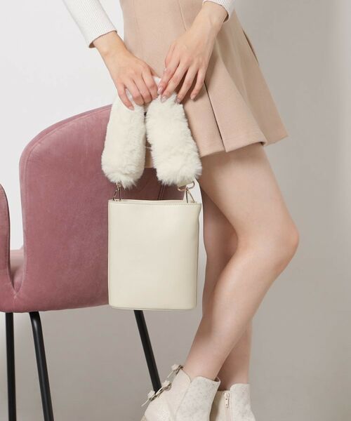 ESPERANZA / エスペランサ ショルダーバッグ | フェイクファーハンドル3WAYミニショルダーバッグ | 詳細3