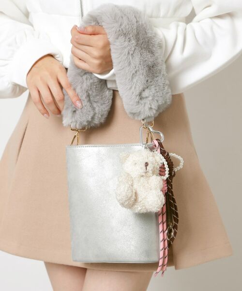 ESPERANZA / エスペランサ ショルダーバッグ | フェイクファーハンドル3WAYミニショルダーバッグ | 詳細4
