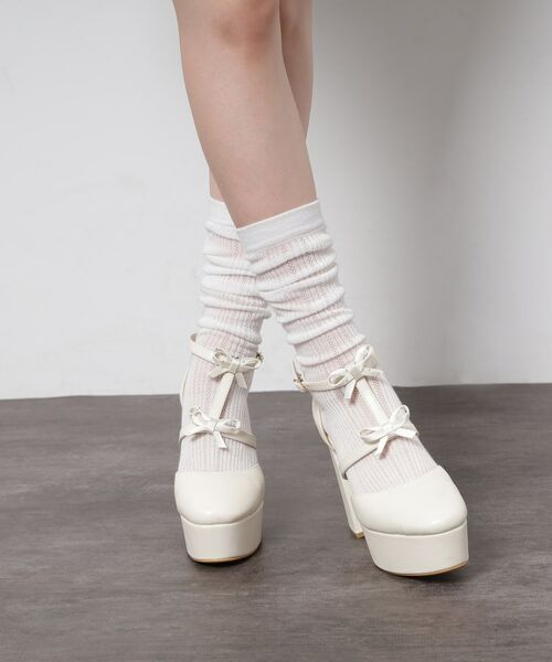 ESPERANZA / エスペランサ パンプス | 【Holiday Collection】ラク盛りダブルリボン2WAYパンプス | 詳細1