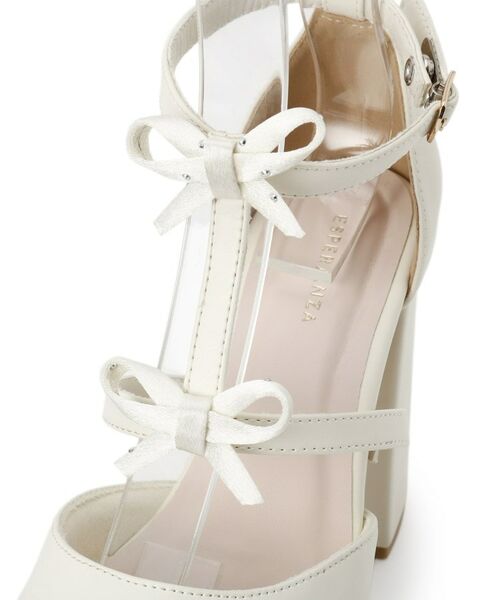 ESPERANZA / エスペランサ パンプス | 【Holiday Collection】ラク盛りダブルリボン2WAYパンプス | 詳細17