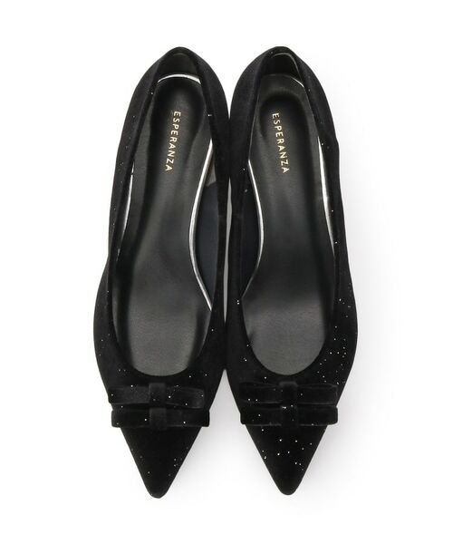 ESPERANZA / エスペランサ パンプス | ラメベルベットダブルリボンパンプス | 詳細26