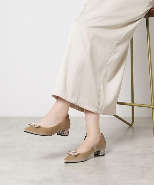 ESPERANZA / エスペランサ パンプス | ラメベルベットダブルリボンパンプス | 詳細6