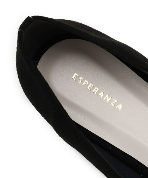 ESPERANZA / エスペランサ パンプス | ビジューフェイクファーフラットパンプス | 詳細24