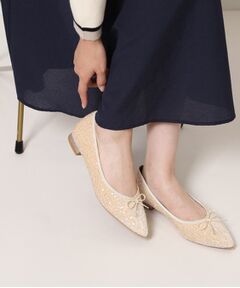 ESPERANZA / エスペランサ パンプス | ポインテッドリボンバレエパンプス