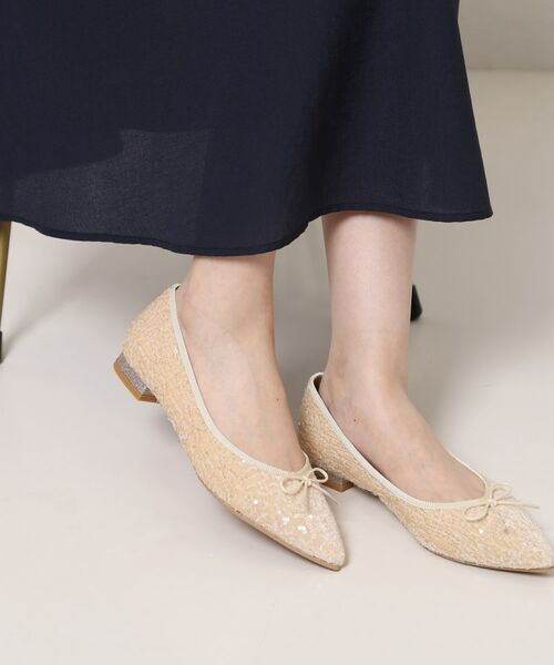 ESPERANZA / エスペランサ パンプス | ポインテッドリボンバレエパンプス | 詳細4
