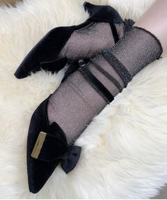 ESPERANZA / エスペランサ パンプス | 【EC限定】ベルベットリボン2WAYセパレートパンプス