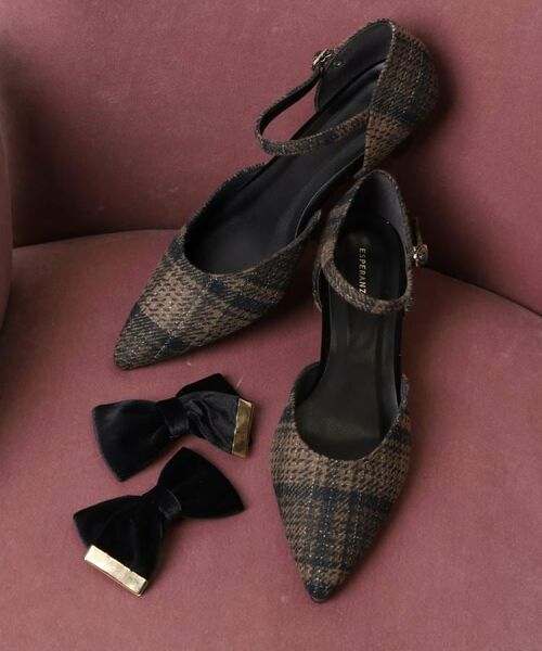 ESPERANZA / エスペランサ パンプス | 【EC限定】ベルベットリボン2WAYセパレートパンプス | 詳細14
