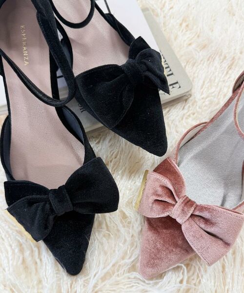 ESPERANZA / エスペランサ パンプス | 【EC限定】ベルベットリボン2WAYセパレートパンプス | 詳細15