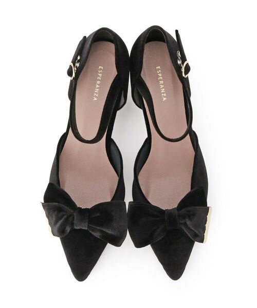 ESPERANZA / エスペランサ パンプス | 【EC限定】ベルベットリボン2WAYセパレートパンプス | 詳細22