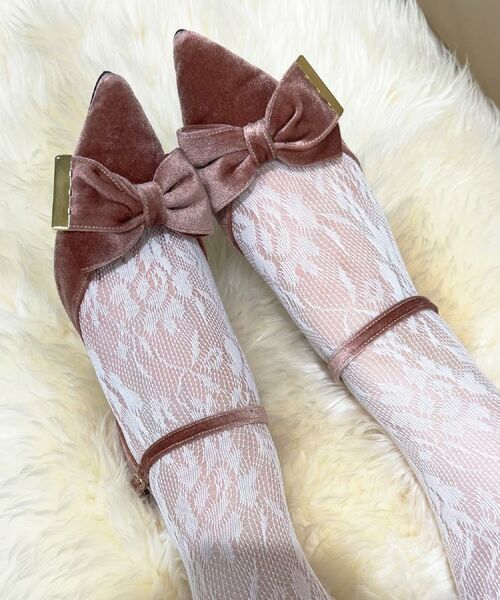 ESPERANZA / エスペランサ パンプス | 【EC限定】ベルベットリボン2WAYセパレートパンプス | 詳細4