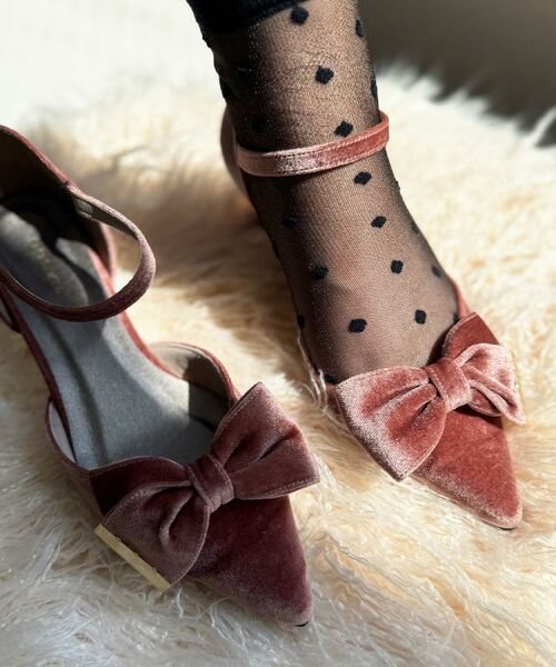 ESPERANZA / エスペランサ パンプス | 【EC限定】ベルベットリボン2WAYセパレートパンプス | 詳細6