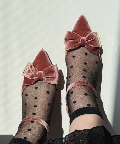 ESPERANZA / エスペランサ パンプス | 【EC限定】ベルベットリボン2WAYセパレートパンプス | 詳細7