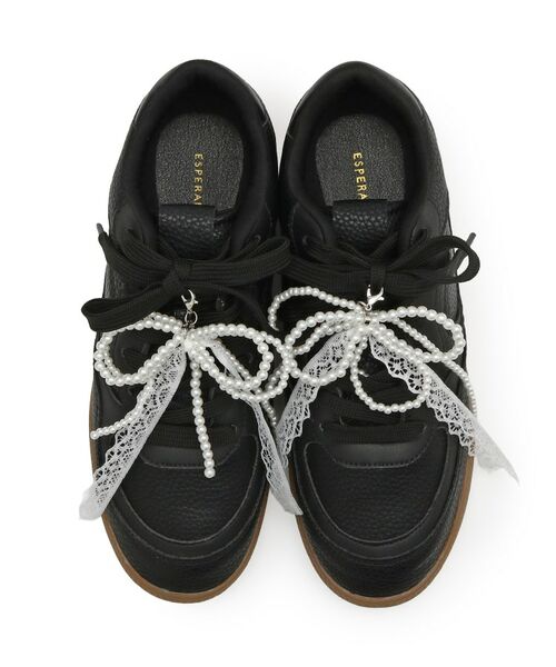 ESPERANZA / エスペランサ スニーカー | パール調リボンチャームスニーカー | 詳細17