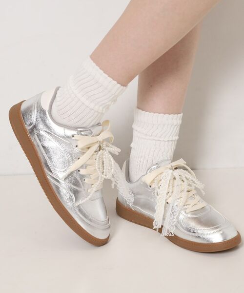 ESPERANZA / エスペランサ スニーカー | パール調リボンチャームスニーカー | 詳細4