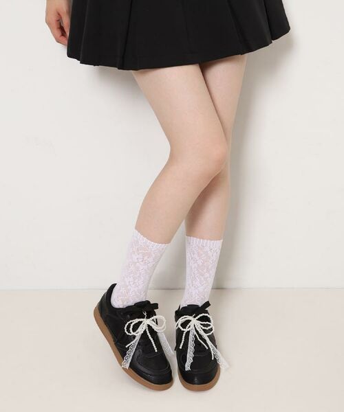 ESPERANZA / エスペランサ スニーカー | パール調リボンチャームスニーカー | 詳細7