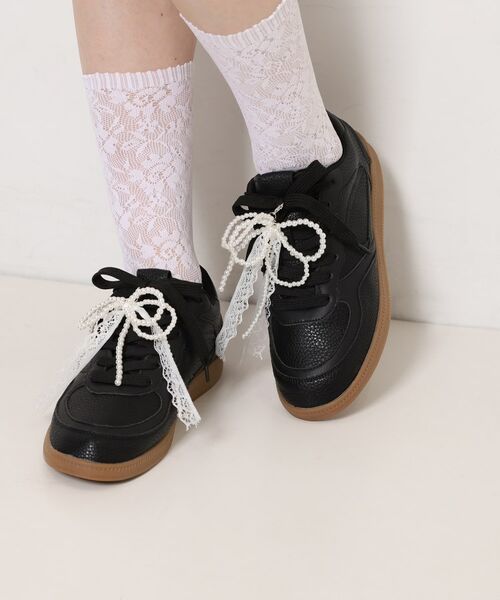 ESPERANZA / エスペランサ スニーカー | パール調リボンチャームスニーカー | 詳細8