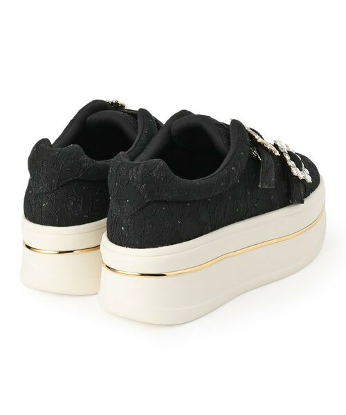 ESPERANZA / エスペランサ スニーカー | ビジューバックルWストラップレーススニーカー | 詳細11